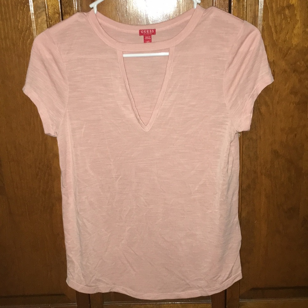 Guess salmon shirt. Xs. Never worn